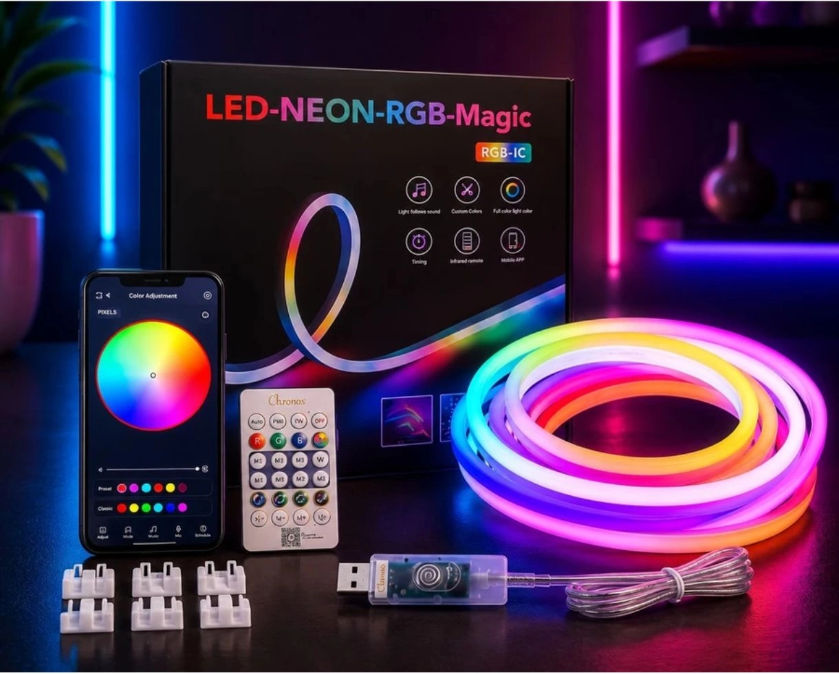 Smart Neon LED Strip Light App Control
